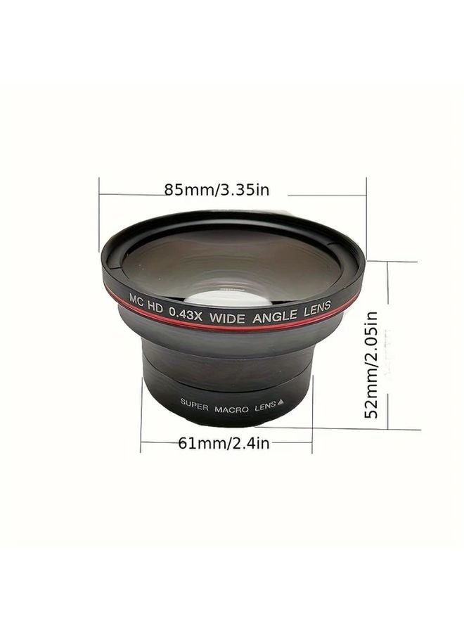 PM LC9 58 85mm Wide Angle Macro Lens 0 43X Optical Zoom Auto Focus For Contax - Image 5