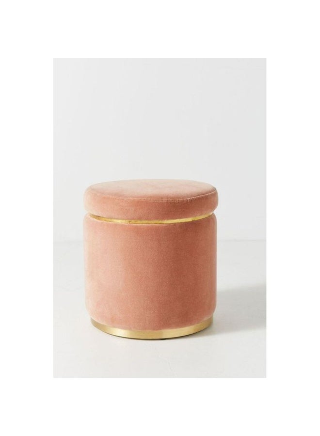 بوف فاخر بإطار فولاذي – تصميم عصري يجمع بين الراحة والمتانة  لون برتقالى