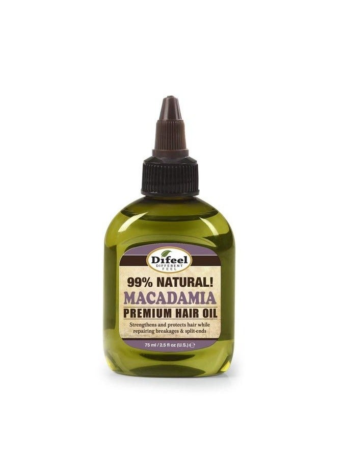 difeel Difeel 99% Natural Macadamia Premium Hair Oil 75Ml : 14538