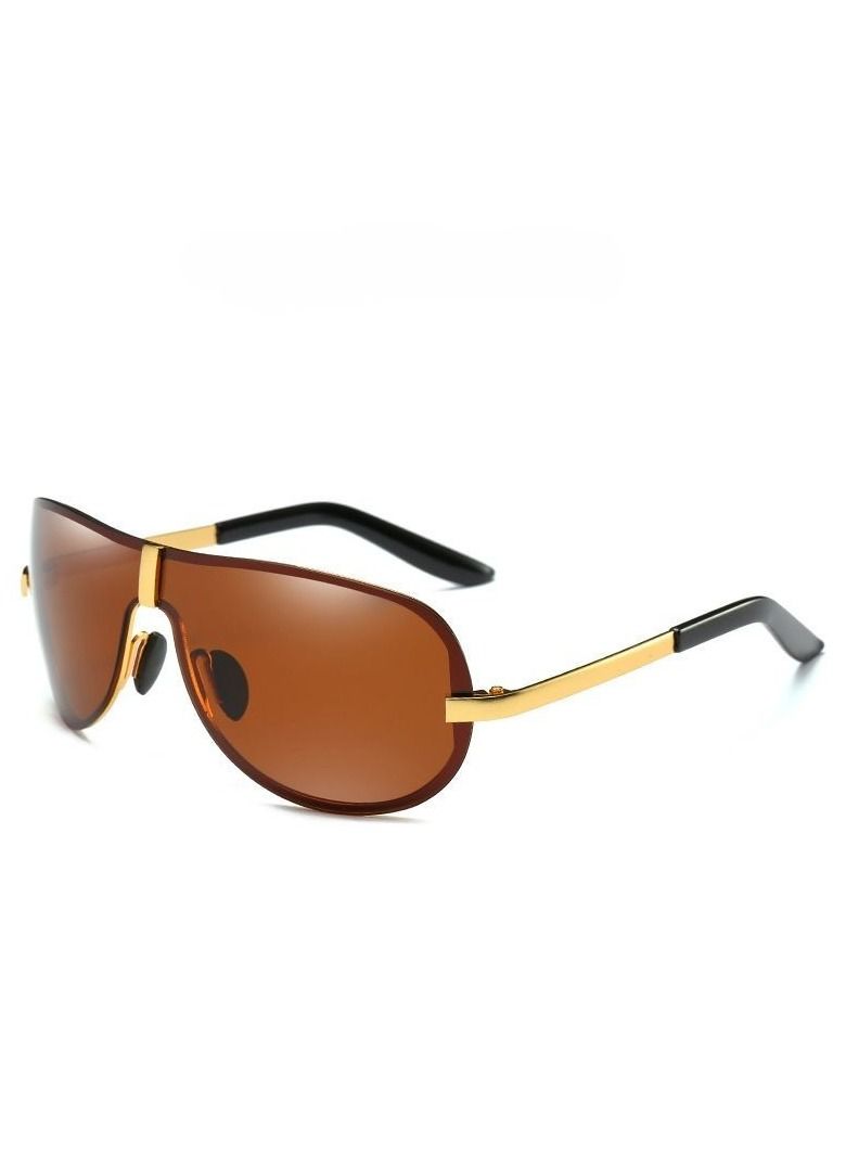 HDCRAFTER New Men's Frameless Fashion Polarized Sunglasses UV400 - Image 1