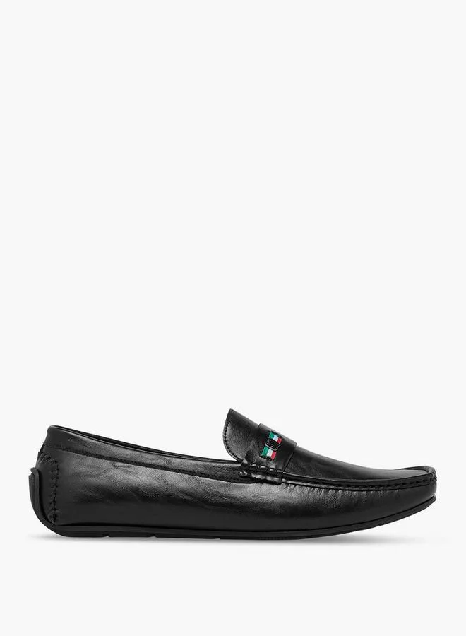 Renzo Ruganni BLACK Men Slip-On Loafers for Men | Best Price UAE