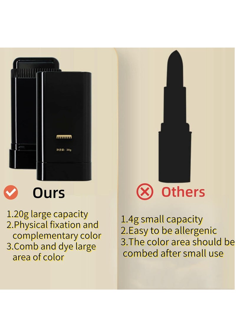 Black Comb Hair Dye,Hair Dye Applicator Brush,Hair Dye with Comb Applicator,Hair Dye for Gray Hair Coverage,2 in 1 Instant Dye for Women&Men (1PCS) - Image 4