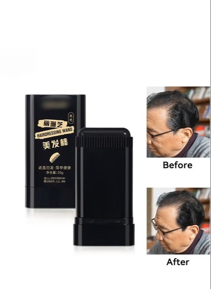 Black Comb Hair Dye,Hair Dye Applicator Brush,Hair Dye with Comb Applicator,Hair Dye for Gray Hair Coverage,2 in 1 Instant Dye for Women&Men (1PCS) - Image 1