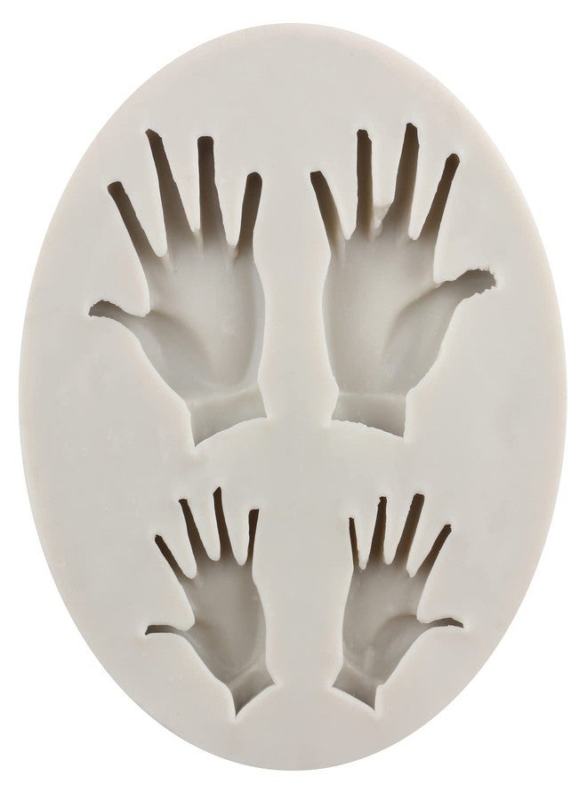 MINFEIDMS Baby Silicone Fondant Molds Baby Hand Silicone Molds For Cake Decorating Cupcake Topper Candy Chocolate Gum Paste Polymer Clay - Image 3