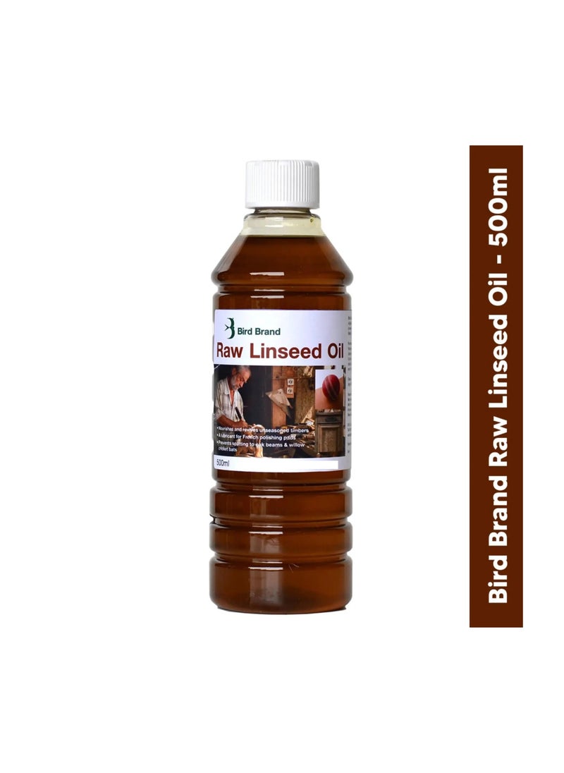 Bird Brand Raw Linseed Oil 500 ML  - Image 2