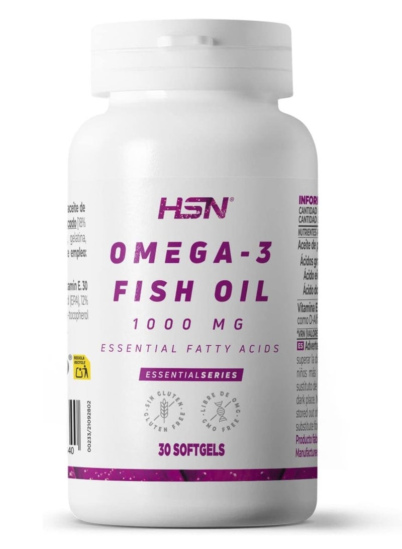 HSN OMEGA-3 FISH OIL 1000mg - 30 softgels - Image 1