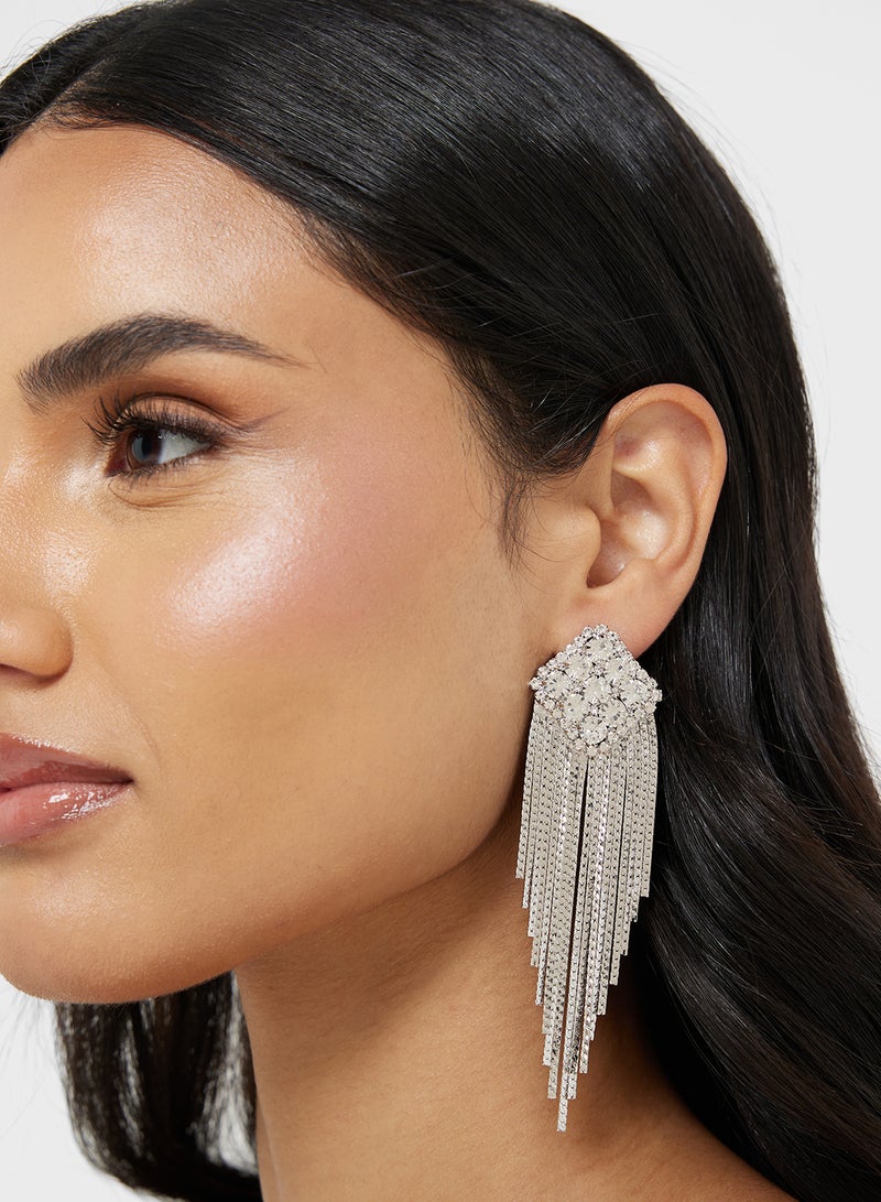 Ella Limited Edition Diamante Tassel Drop Earrings  - Image 1