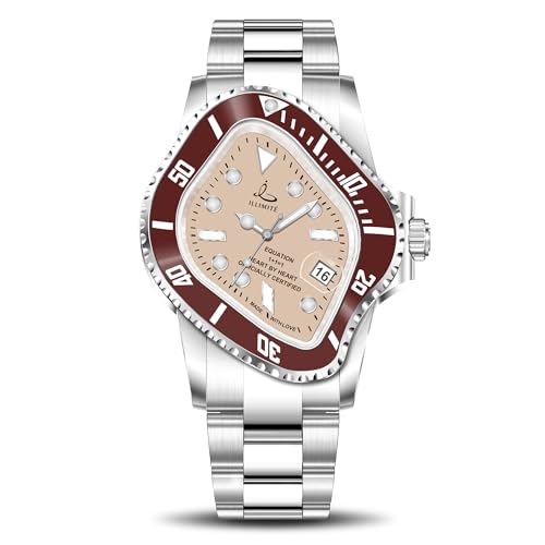 ILLIMITE Melting Automatic Watches for Men Japanese Miyota 8215 Self-Winding Mechanical Movement Women Watch Waterproof Stainless Steel Art Surrealist Wrist Watches Pea001 - Image 1