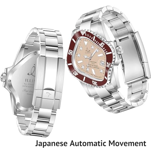 ILLIMITE Melting Automatic Watches for Men Japanese Miyota 8215 Self-Winding Mechanical Movement Women Watch Waterproof Stainless Steel Art Surrealist Wrist Watches Pea001 - Image 4