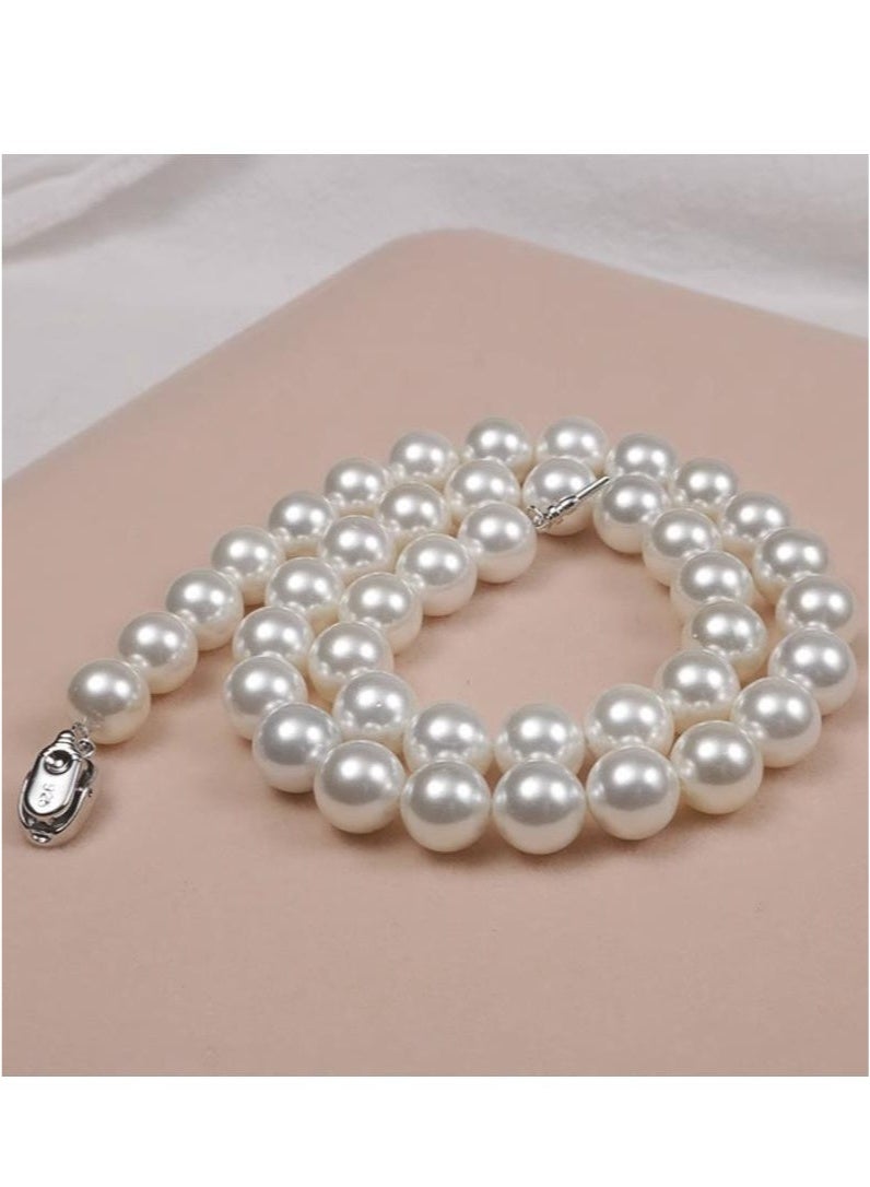 Freshwater Cultured Pearl Necklace Set Includes Stunning Bracelet and Stud Earrings Jewelry for Women Gift for Mother's Day, Anniversary, Birthday, Wedding - Image 4