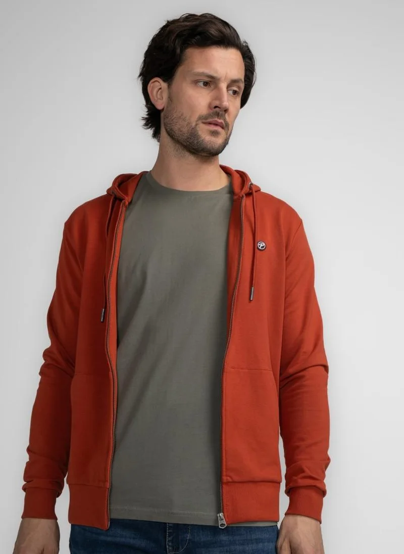 Men Sweater Hooded Zip