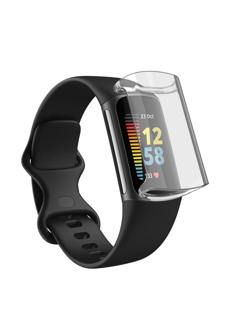 Screen Protector Case for Fitbit Charge 5 Slim Soft TPU Watch Protective Cover for Fitbit Charge5 Bumper Shell Accessories - Image 1