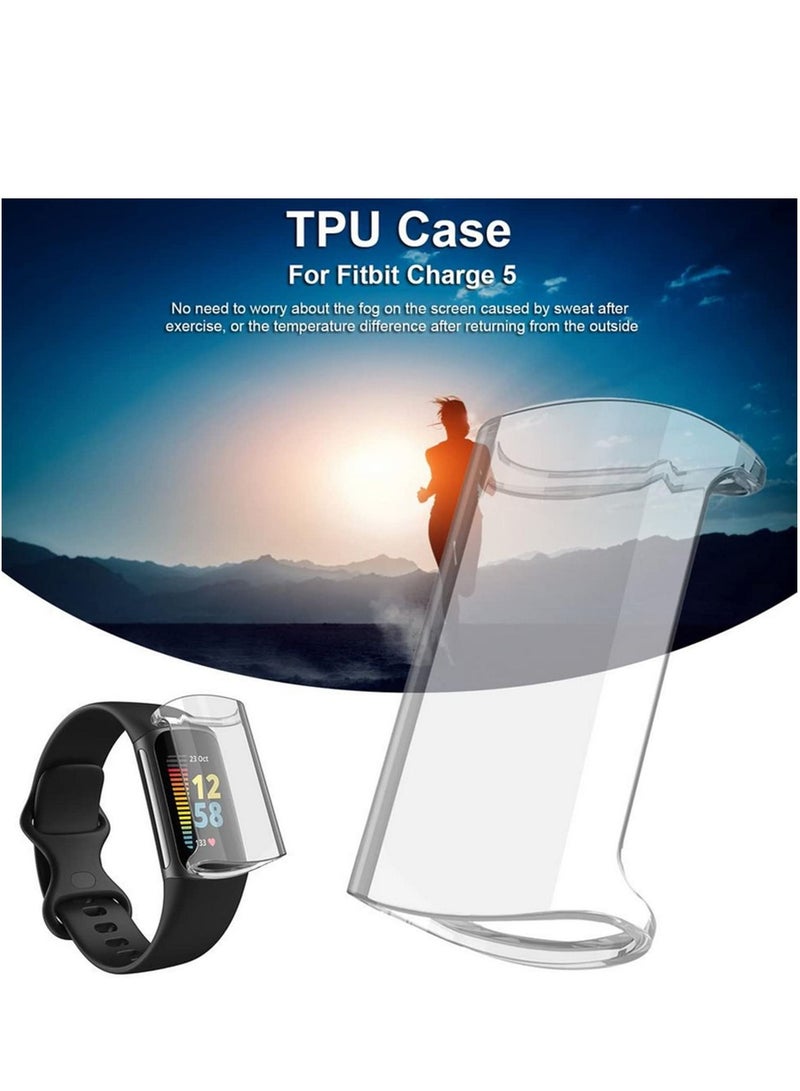 Screen Protector Case for Fitbit Charge 5 Slim Soft TPU Watch Protective Cover for Fitbit Charge5 Bumper Shell Accessories - Image 4