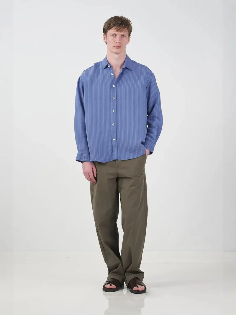 جيستو GIESTO Striped Buttoned Long Sleeve Shirt