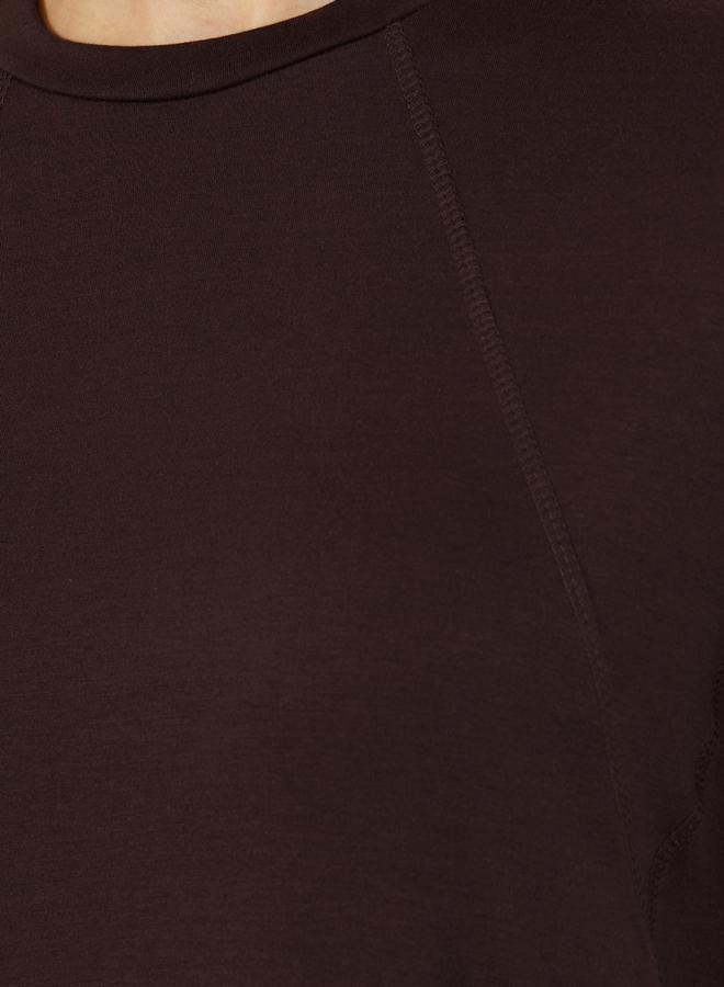 Styli Solid Round Neck Oversized T-Shirt - Image 3