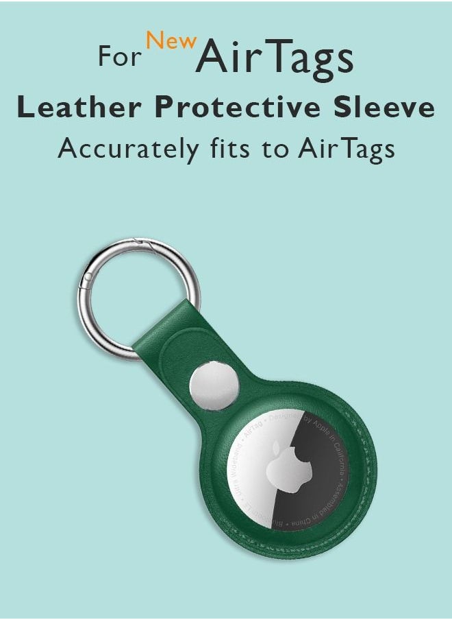 Theodor - Protective Leather Case Cover with Smart Key Ring  For Apple AirTag - Image 1