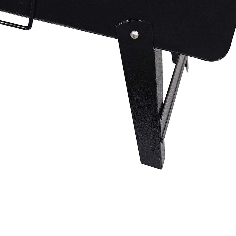 إسكدنيا Barbeque Grill Set | Foldable Portable BBQ for Home  Outdoor Use | Includes 8 Skewers, 1 Grill  Glove | Barbecue for Camping, Picnics, Parties  Backyard Grilling (Black) - Image 2