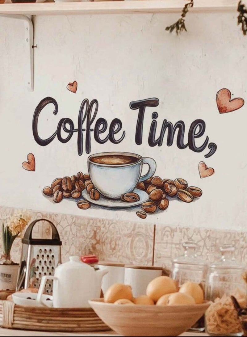 Coffee Design Wall Sticker – Perfect for Kitchen & Coffee Corner - Image 3