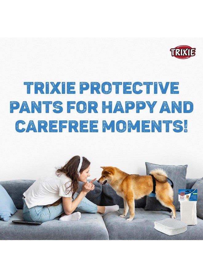 Trixie Pads For Protective Pants | Designed For Dogs In The Season To Prevent Staining Of Carpets & Other Fabrics | Perfect For House Training - 10Pcs, L-Xl (Pack Of 4) - Image 3