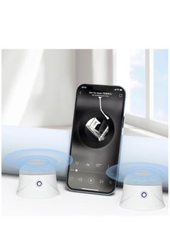 Generic 1 PCS Portable Magnetic Small Bluetooth Speaker, 5W Stereo Sound, Deep Bass, 9H Playtime, TWS Pairing Speaker for Home, Outdoor Travel, Golf Carts, Support for iPhone 12/13/14 White  - Image 3