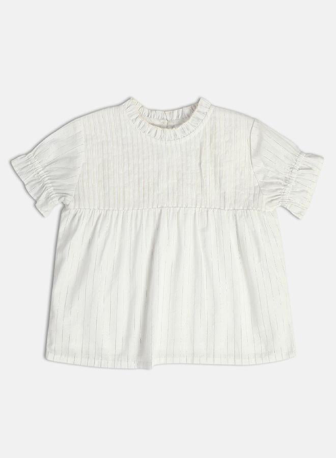 MINIKLUB Girls Cotton Round Neck Top - Image 1