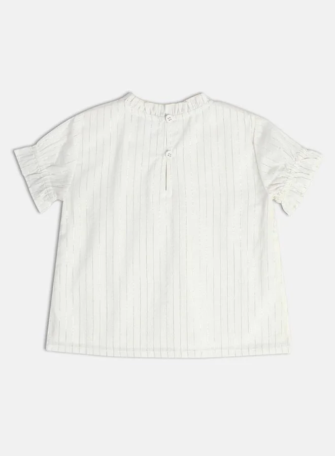 MINIKLUB Girls Cotton Round Neck Top