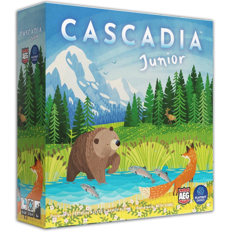 AEG Flatout Games Cascadia Junior Based on The AwardWinning Board Game Cascadia 24 Players Ages 6 Easy to Learn Quick to Play - Image 2