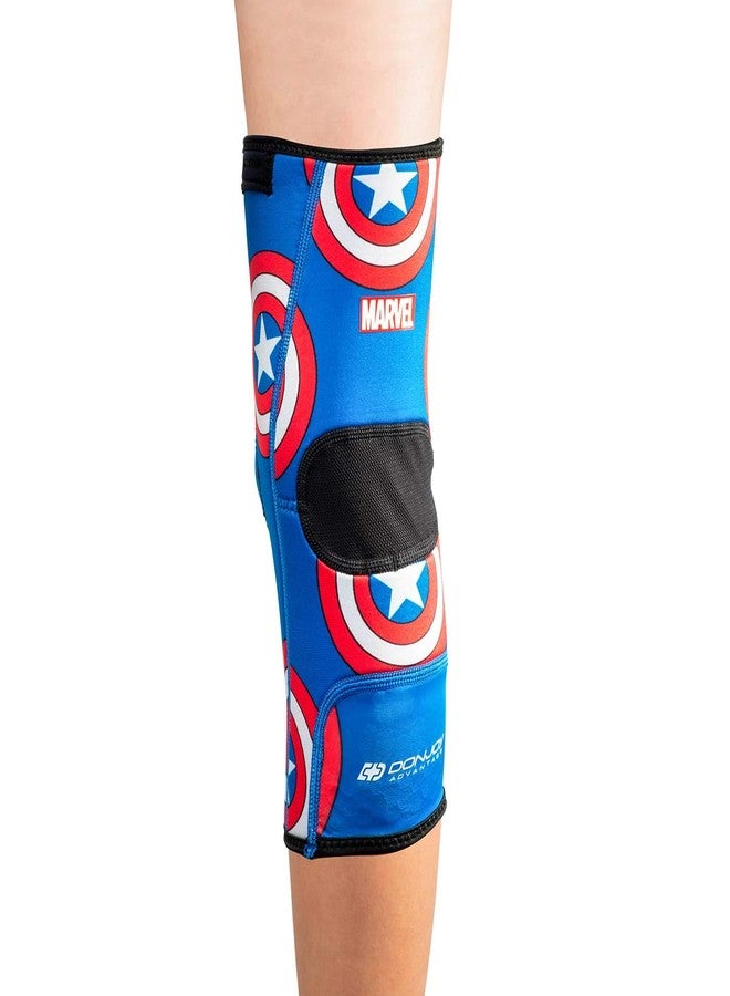 DonJoy Advantage Kids Patella Knee Sleeve Featuring Marvel - Captain America X-Small - Image 2