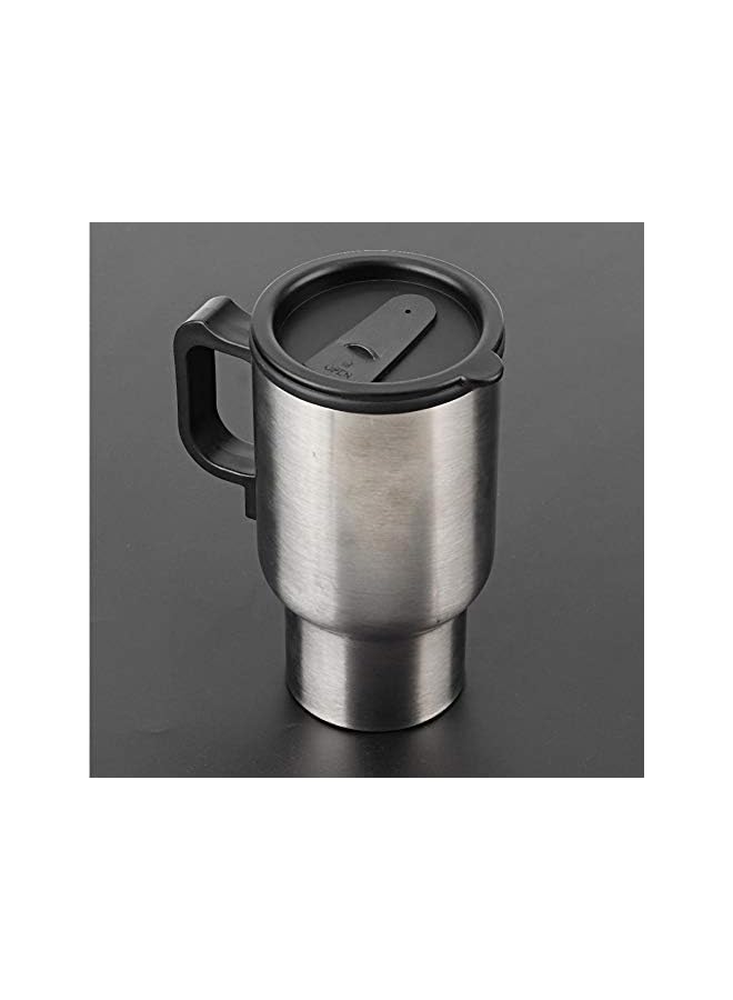 Stainless Steel Car Electric Heating Mug Drinking Cup Travel Kettle Water Boiler for Water Tea Coffee Milk