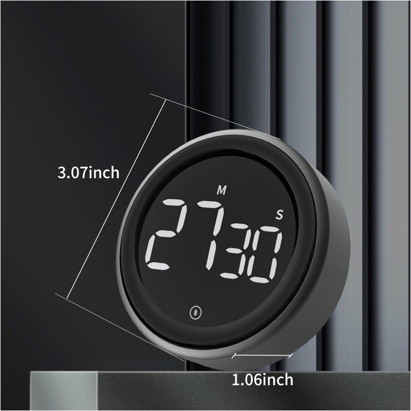 Magnet Kitchen Timer Digital Countdown Timers Loud Alarm Large LCD Display Cooking Timer Clock for Time Management Cooking - Image 2
