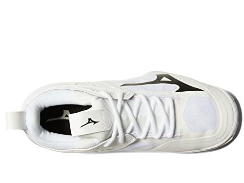 Mizuno Womens Wave Momentum 2 Womens Indoor Volleyball Shoe WhiteBlack US Womens 12 - Image 3