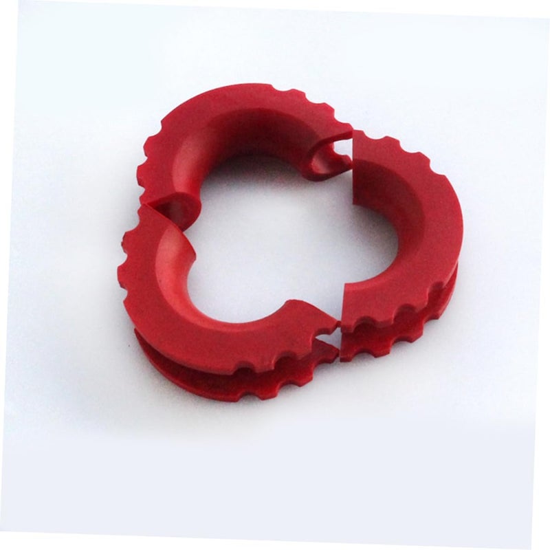 FAVOMOTO 4 Pieces D Ring Shackle Insulator Washer Kit Shackle Cover D-Ring Insulator Red Shackle Insulator Shackle Insulators D Ring Insulators - Image 4