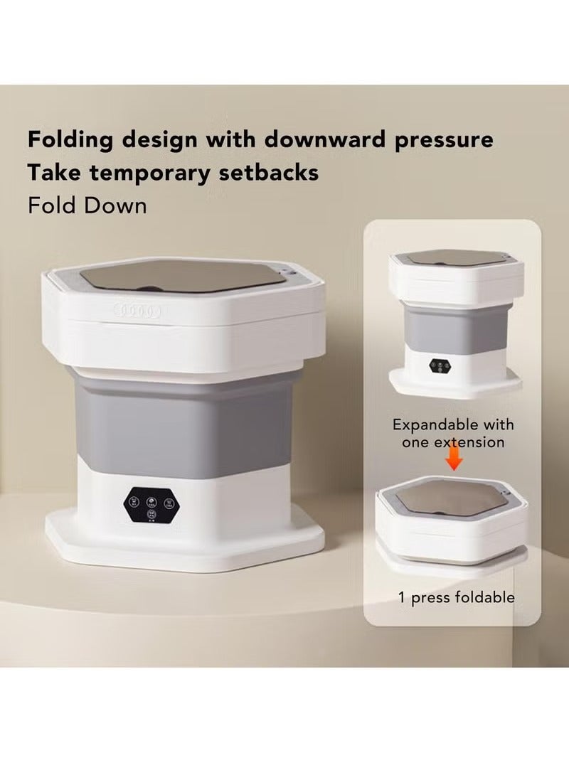 Portable Washing Machine, Portable Washer and Dryer, Small Collapsible Laundry for Travel, Large Capacity Foldable Mini Washing Machine for Apartment, Dorm, Camping, RV,  - Image 4