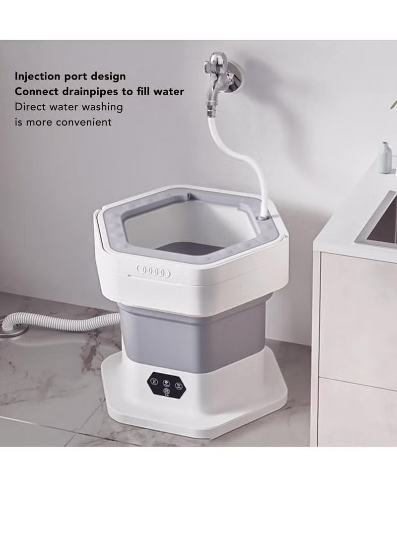 Portable Washing Machine, Portable Washer and Dryer, Small Collapsible Laundry for Travel, Large Capacity Foldable Mini Washing Machine for Apartment, Dorm, Camping, RV,  - Image 2