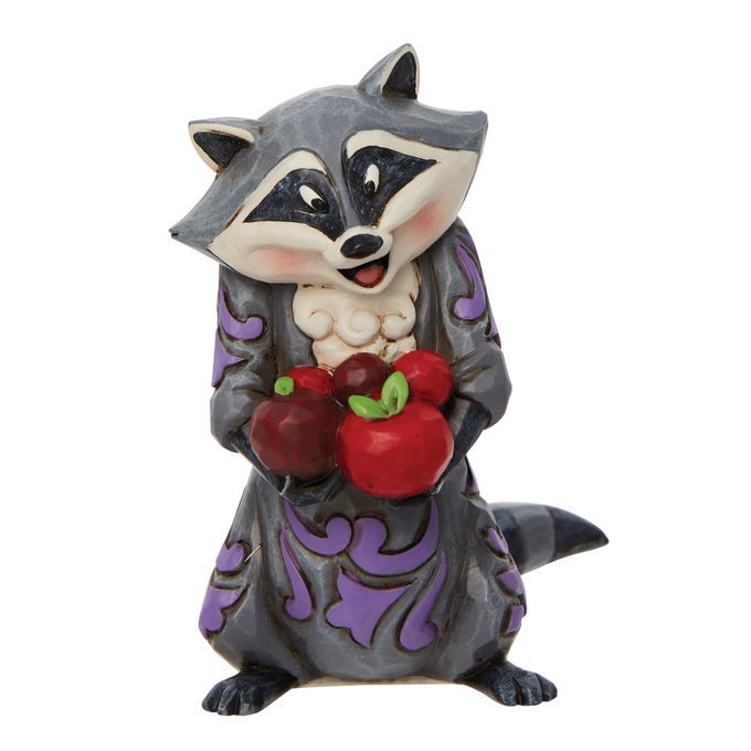 DISNEY TRADITIONS BY JIM SHORE POCAHONTAS MEEKO THE RACOON MINIATURE FIGURINE 325 INCH MULTICOLOR