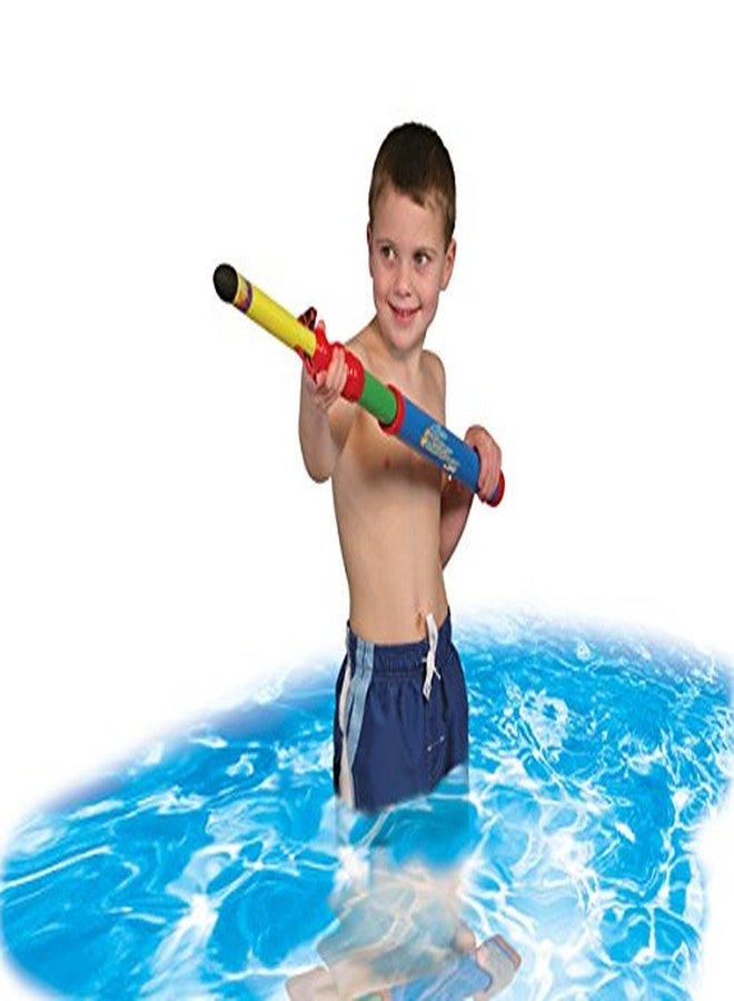 Geospace Aqua Pump Rocket JR - Double Water Fun Pack, Two Launchers and Four Rockets, Pool and Beach Toy - Image 3