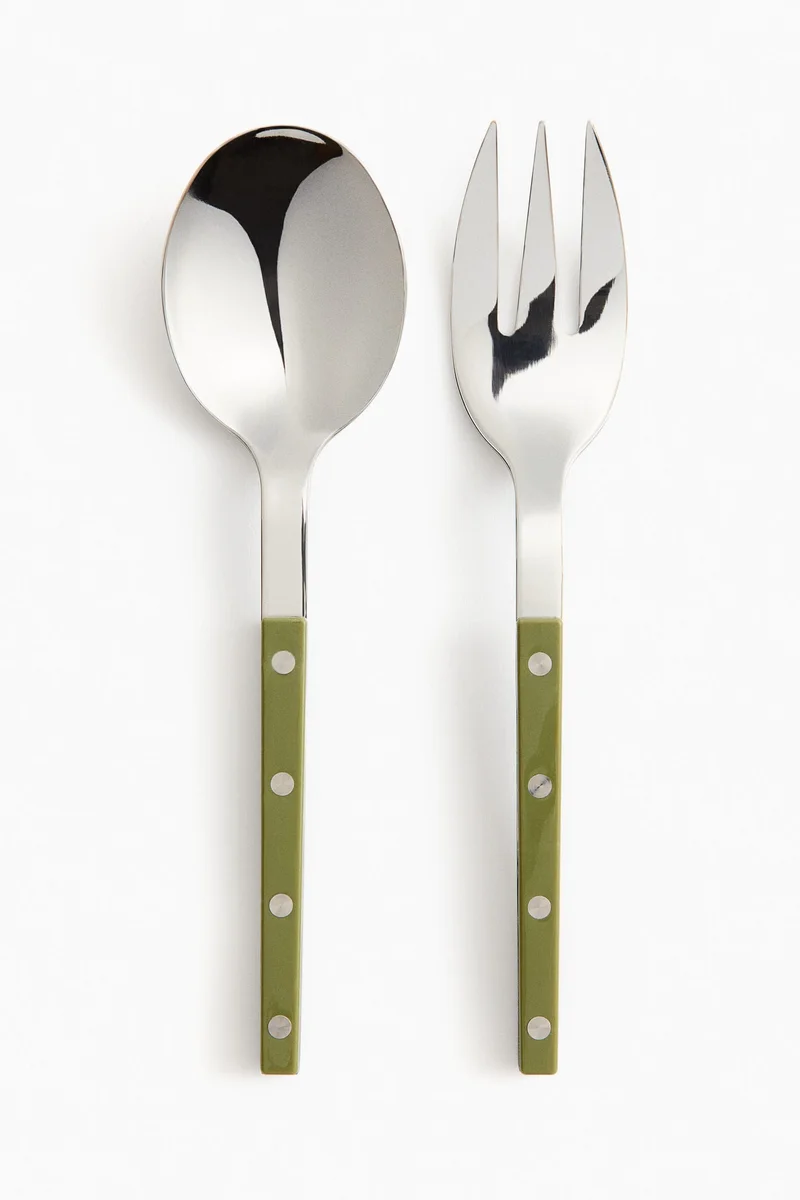 اتش اند ام أدوات تقدي السلطة من الستانلس ستيل