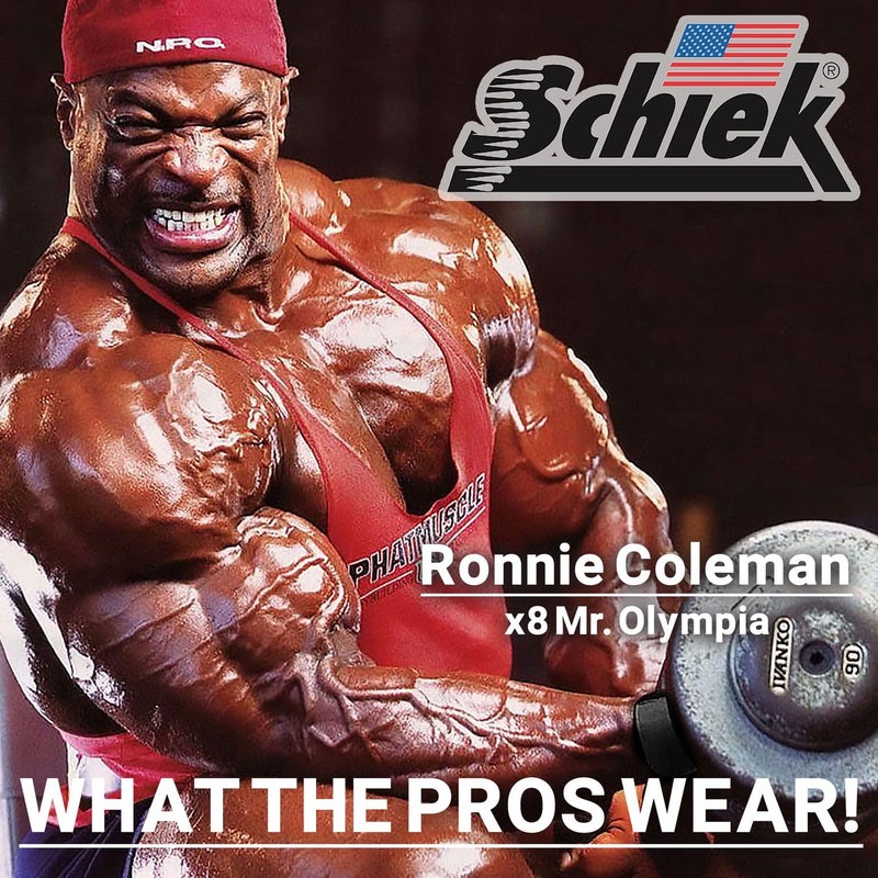 Schiek Ronnie Coleman Signature Series Lifting Gloves - Weight Lifting Grip Gloves (XS) - Image 2