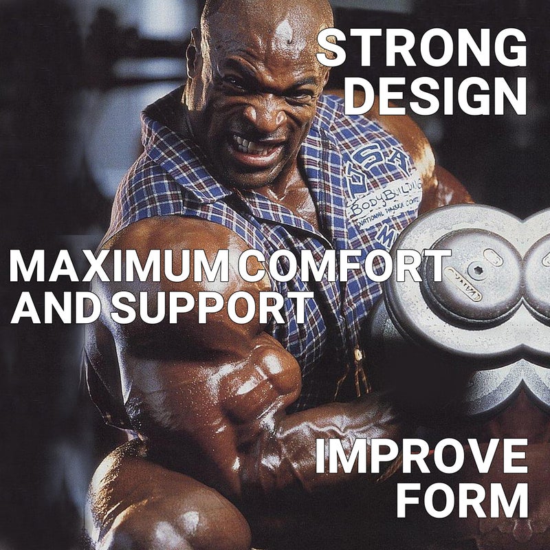 Schiek Ronnie Coleman Signature Series Lifting Gloves - Weight Lifting Grip Gloves (XS) - Image 5