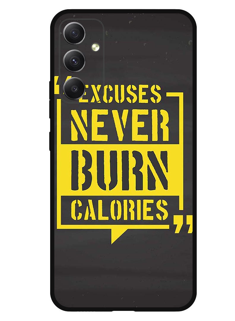 Theodor Protective Case Anti Scratch Shock Proof Bumper Cover For Samsung Galaxy A05s Excuses Never - Image 1