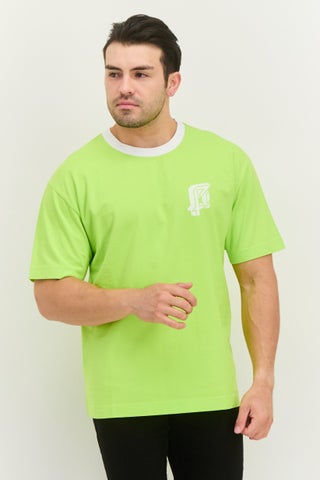 Men Crew Neck Short Sleeves Graphic Print T-Shirt, Lime Green - pzsku/Z7A9E3510C23C1F0331D6Z/45/1747054408/93ba6d7e-59f6-44c1-9609-a2b3401fb616