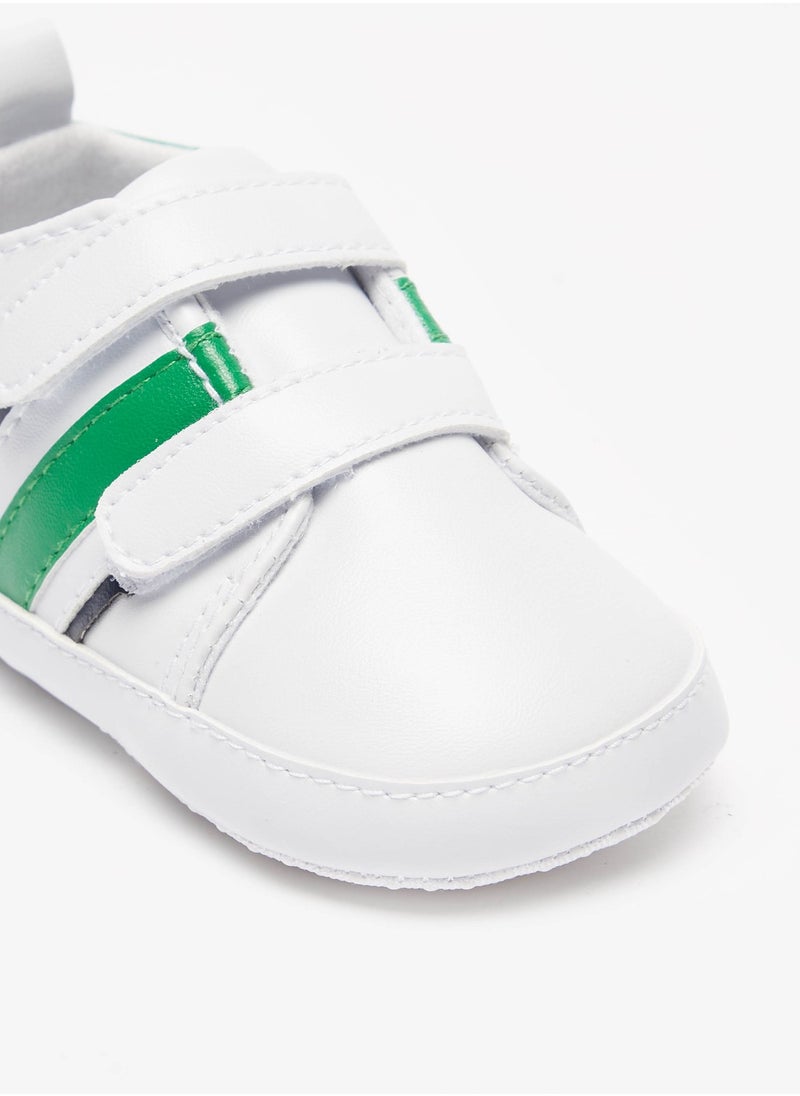LBL by Shoexpress - Boys Striped Booties with Hook and Loop Closure - Image 1