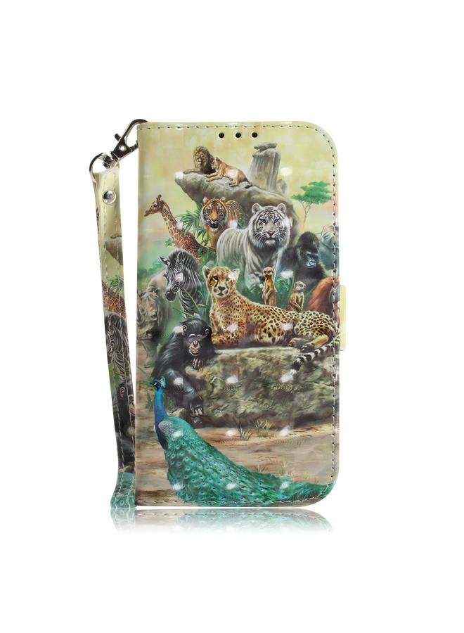 S-TOP Case For Realme 12+ 3D Colored Horizontal Flip Leather Phone Case - Image 3