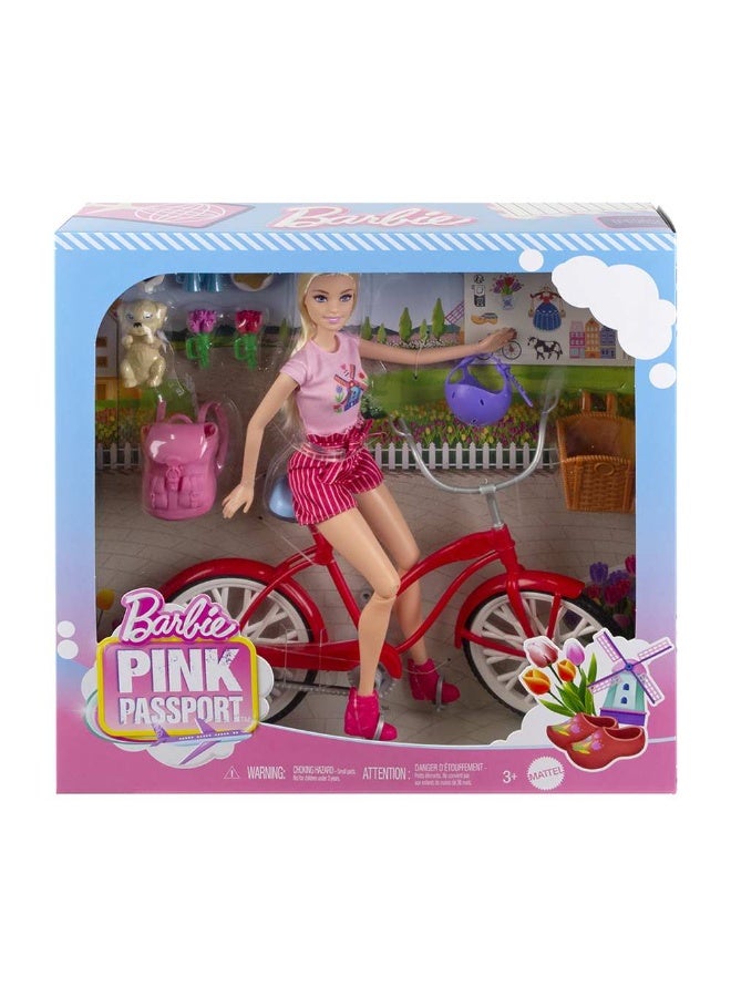 Barbie Pink Passport Doll Playset - Image 2