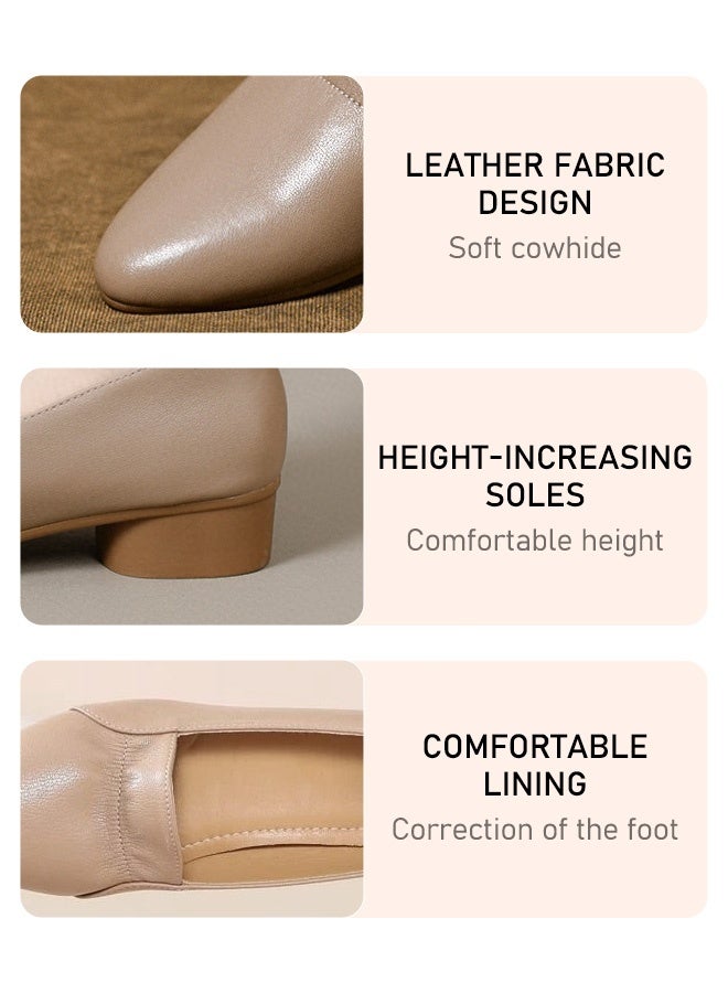 Corrective soft-soled leather women's shoes  - Image 5