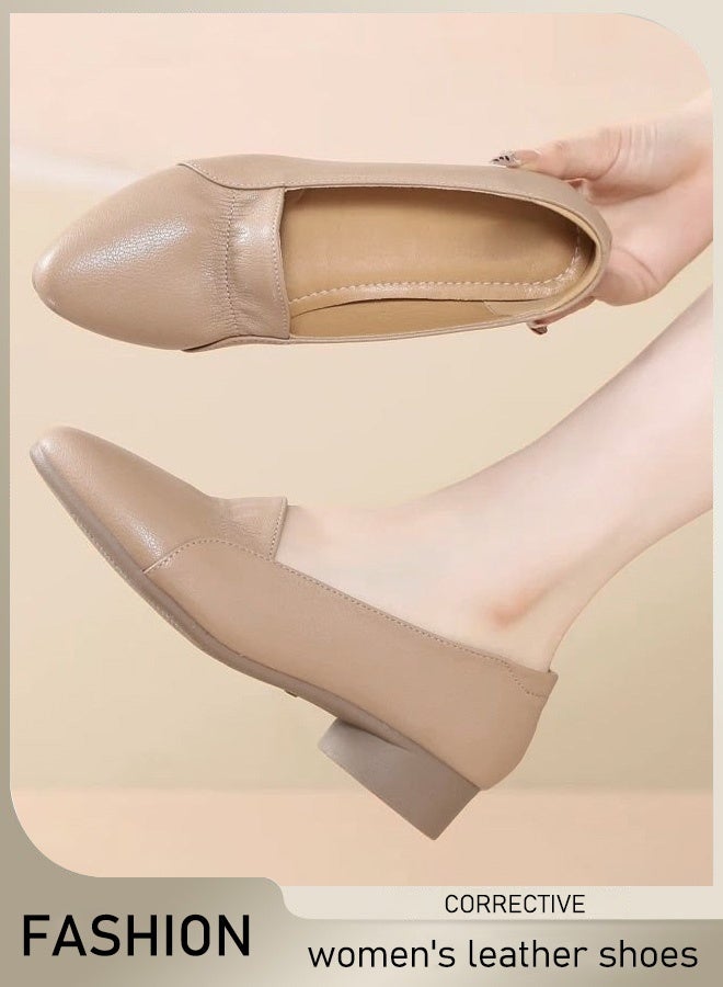 Corrective soft-soled leather women's shoes  - Image 1