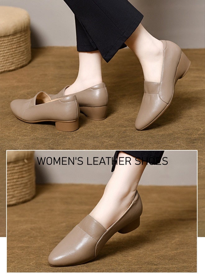 Corrective soft-soled leather women's shoes  - Image 4