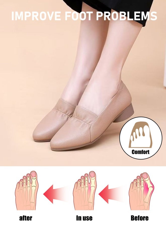 Corrective soft-soled leather women's shoes  - Image 2
