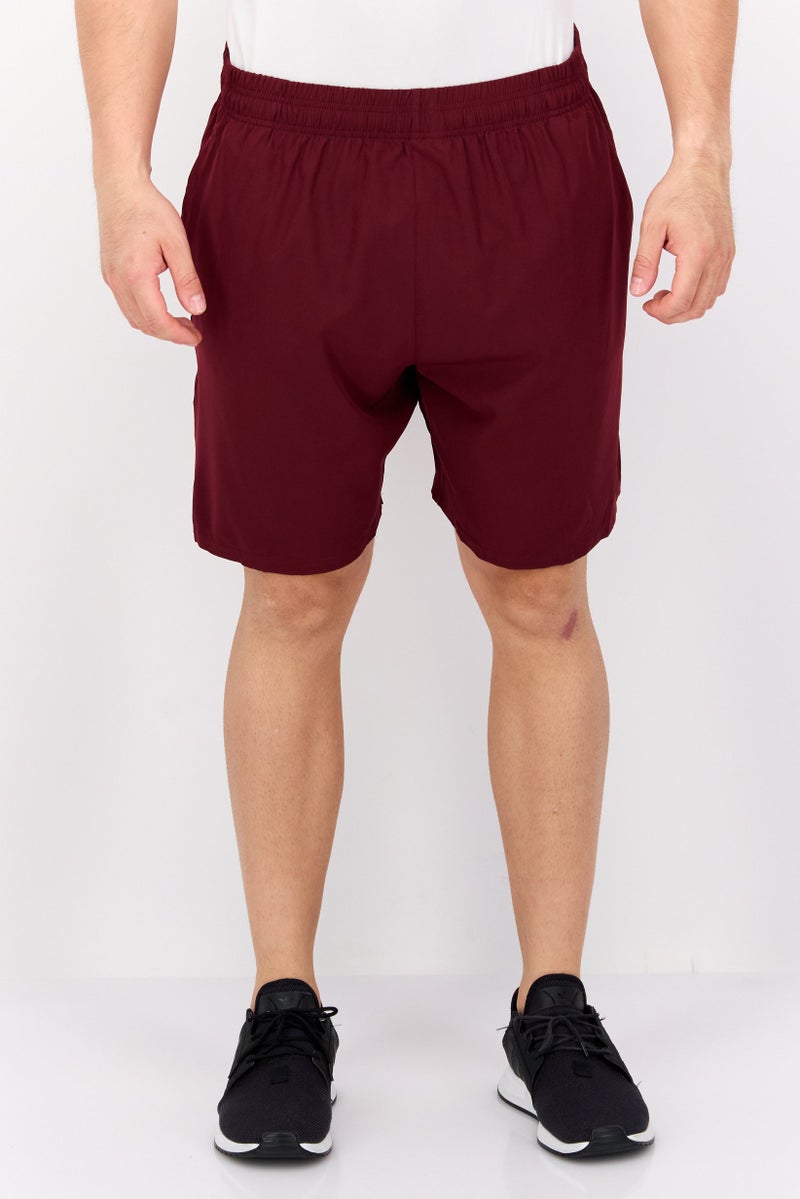 BOLA Best Of Luck Always Men 7,5 Inseam Sportswear Fit Training Shorts, Wine  - Image 1