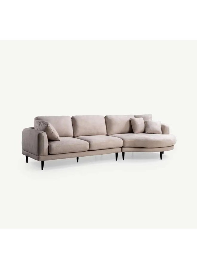 Comfynest Comfynest Right Chaise Sofa, Ivory - Modern, Comfortable, and Spacious Sofa for Living Room  - Image 4